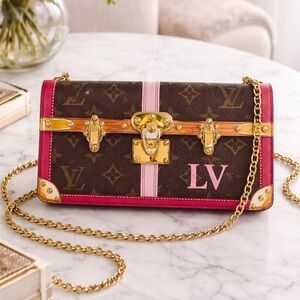 Louis Vuitton Monogram Canvas Summer Trunks Weekend Pochette